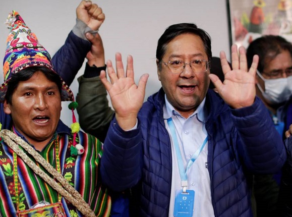 BOLIVIA RECUPERÓ LA DEMOCRACIA. Contundente triunfo electoral del MAS.